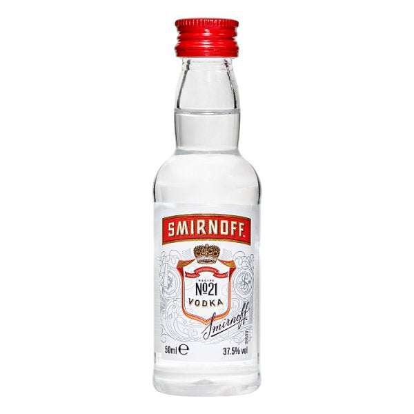 Smirnoff No. 21 Vodka 37.5% vol 12 x 5cl Bottle