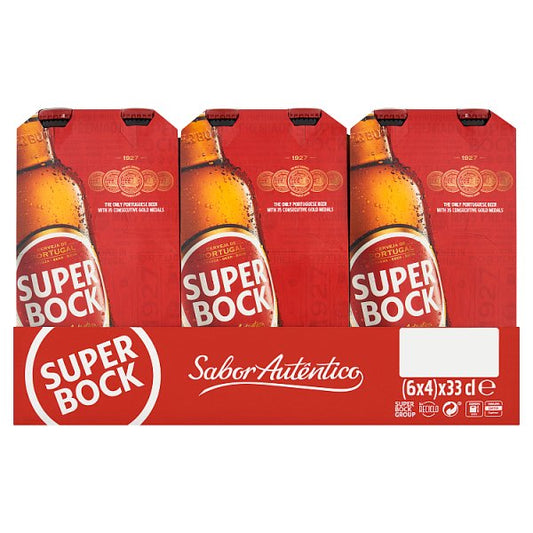 Super Bock Portugal Beer 24 x 33cl
