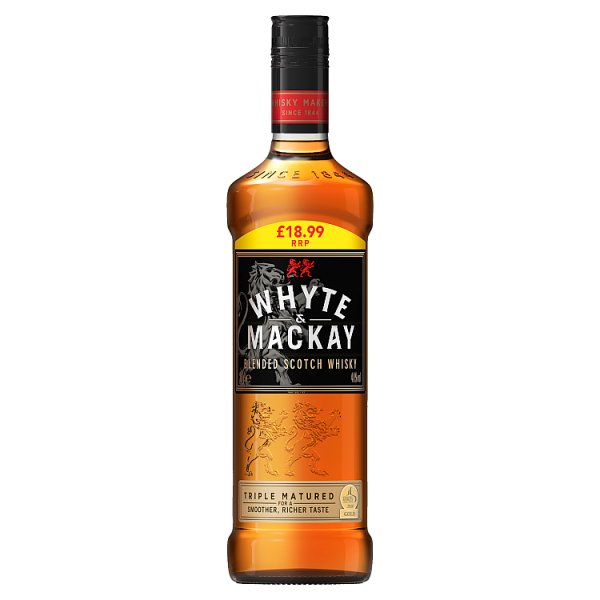 Whyte & Mackay Blended Scotch Whisky 70cl Bottle