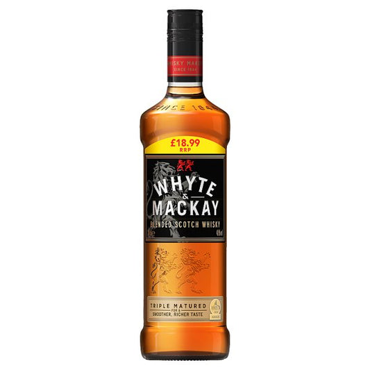Whyte & Mackay Blended Scotch Whisky 70cl Bottle