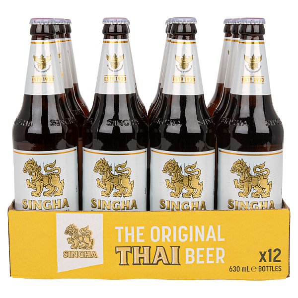 Singha The Original Thai Beer 12 x 630ml