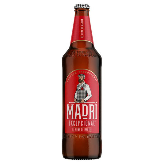 Madrí Excepcional Lager 12 x 660ml Bottle