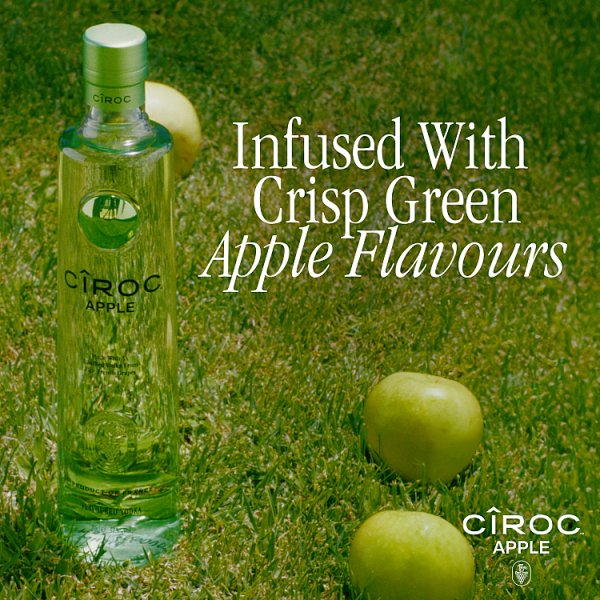 Cîroc Apple Vodka 37.5% Vol - 70cl Bottle