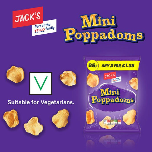 Jack's Mini Poppadoms 18 x 30g