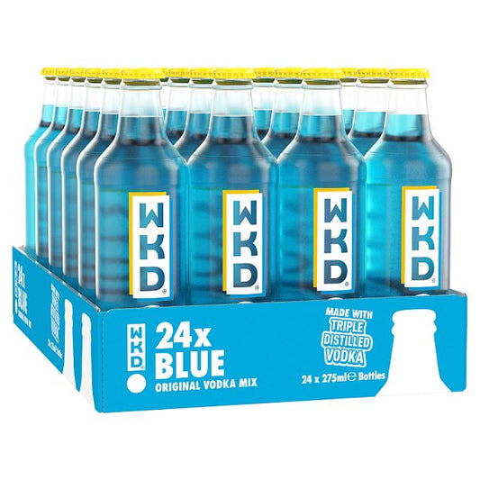 WKD Blue Original Vodka Mix 24 x 275ml