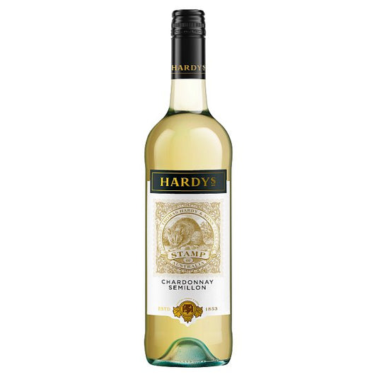 Hardys Stamp Chardonnay Semillon White Wine 6 x 75cl
