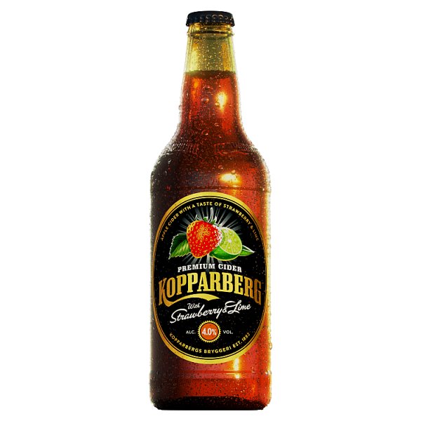 Kopparberg Premium Cider Strawberry & Lime 15 x 500ml Bottles