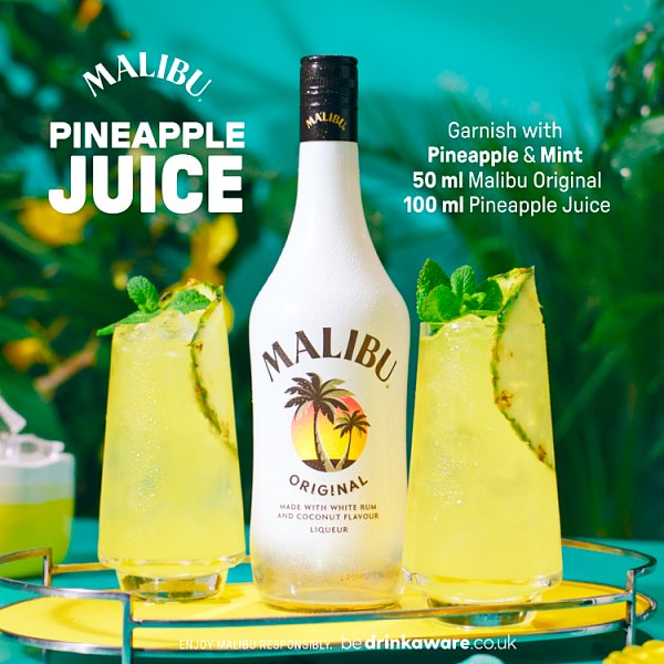 Malibu Original White Rum with Coconut Flavour - 70cl