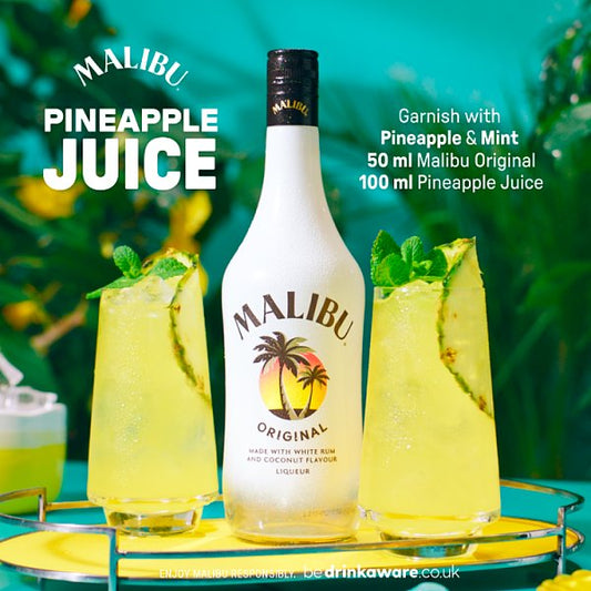 Malibu Original White Rum with Coconut Flavour - 70cl