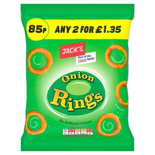 Jack's Onion Rings 18 x 60g
