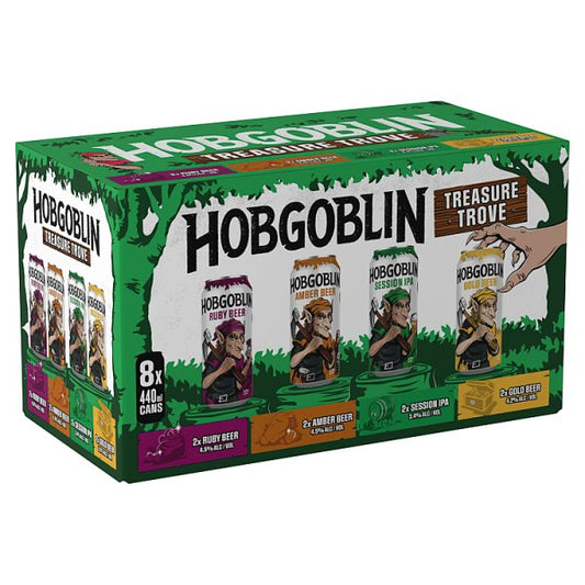 Hobgoblin Treasure Trove Ale Beer Cans 8 x 440ml