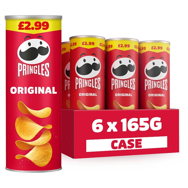 Pringles Original Sharing Crisps 6 x 165g