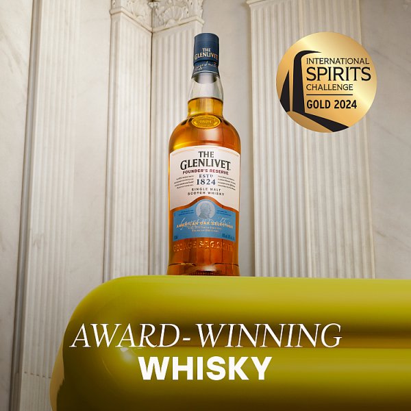 The Glenlivet Founders Reserve Single Malt Scotch Whisky - 70cl