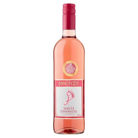 Barefoot White Zinfandel Rose Wine 6 x 750ml