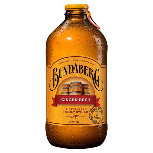 Bundaberg Ginger Beer 12 x 375ml Glass Bottle