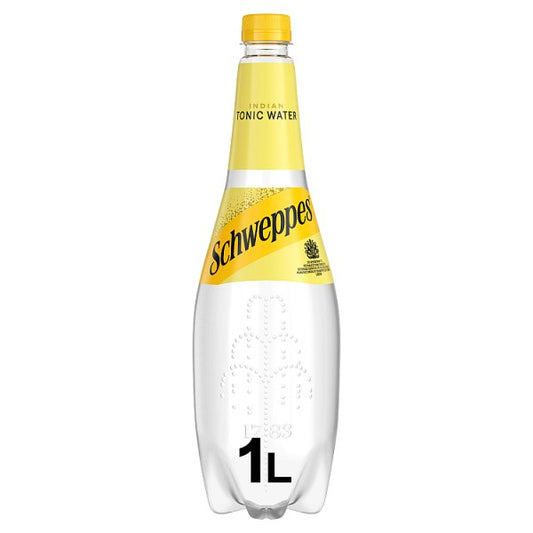 Schweppes Indian Tonic Water 6 x 1L Bottles